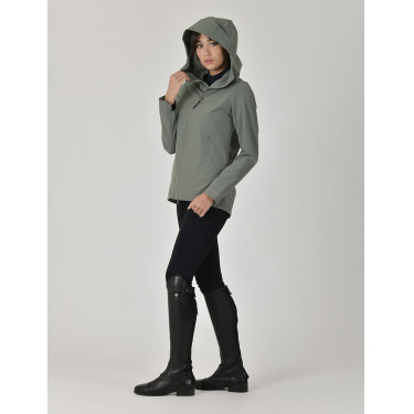 Casaco de equitação Weatherbeeta Stretch feminino Folha de oliveira Verde Casaco de equitação Weatherbeeta Stretch feminino Folha de oliveira Verde