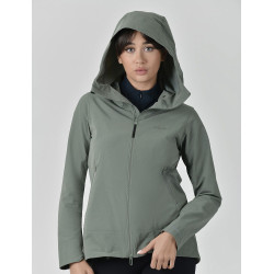 Casaco de equitação Weatherbeeta Stretch feminino Folha de oliveira Verde Casaco de equitação Weatherbeeta Stretch feminino Folha de oliveira Verde
