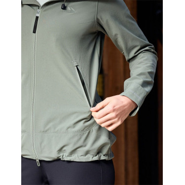 Casaco de equitação Weatherbeeta Stretch feminino Folha de oliveira Verde Casaco de equitação Weatherbeeta Stretch feminino Folha de oliveira Verde