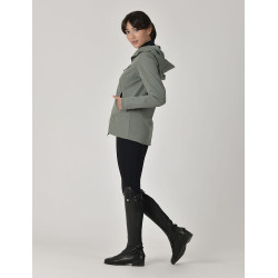 Casaco de equitação Weatherbeeta Stretch feminino Folha de oliveira Verde Casaco de equitação Weatherbeeta Stretch feminino Folha de oliveira Verde