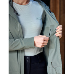 Casaco de equitação Weatherbeeta Stretch feminino Folha de oliveira Verde Casaco de equitação Weatherbeeta Stretch feminino Folha de oliveira Verde