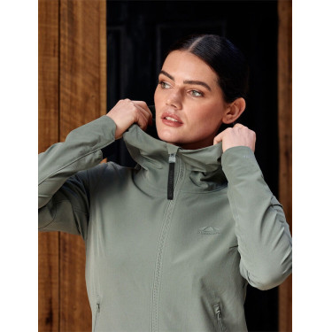 Casaco de equitação Weatherbeeta Stretch feminino Folha de oliveira Verde Casaco de equitação Weatherbeeta Stretch feminino Folha de oliveira Verde