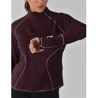 Casaco de desempenho WeatherBeeta Copper feminino Amora Bordô Casaco de desempenho WeatherBeeta Copper feminino Amora Bordô