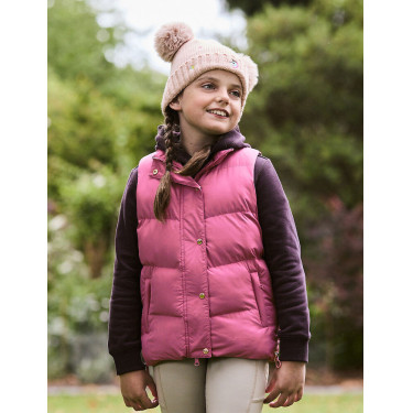Colete sem mangas acolchoado em lã polar Dublin Patrice Everyday infantil Roxo-avermelhado Colete sem mangas acolchoado em lã polar Dublin Patrice Everyday infantil Roxo-avermelhado