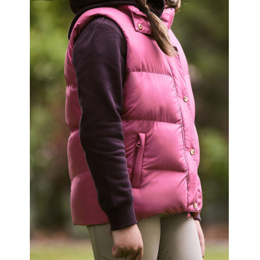 Colete sem mangas acolchoado em lã polar Dublin Patrice Everyday infantil Roxo-avermelhado Colete sem mangas acolchoado em lã polar Dublin Patrice Everyday infantil Roxo-avermelhado