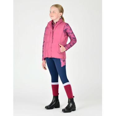 Colete sem mangas acolchoado em lã polar Dublin Patrice Everyday infantil Roxo-avermelhado Colete sem mangas acolchoado em lã polar Dublin Patrice Everyday infantil Roxo-avermelhado