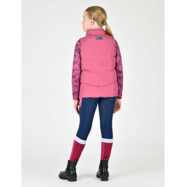 Colete sem mangas acolchoado em lã polar Dublin Patrice Everyday infantil Roxo-avermelhado Colete sem mangas acolchoado em lã polar Dublin Patrice Everyday infantil Roxo-avermelhado