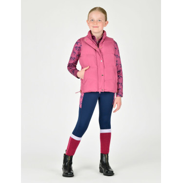 Colete sem mangas acolchoado em lã polar Dublin Patrice Everyday infantil Roxo-avermelhado Colete sem mangas acolchoado em lã polar Dublin Patrice Everyday infantil Roxo-avermelhado
