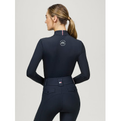 Base Layer Tommy Hilfiger Equestrian Milo fecho 1/4 mulher Céu do deserto Azul Base Layer Tommy Hilfiger Equestrian Milo fecho 1/4 mulher Céu do deserto Azul