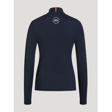 Base Layer Tommy Hilfiger Equestrian Milo fecho 1/4 mulher Céu do deserto Azul Base Layer Tommy Hilfiger Equestrian Milo fecho 1/4 mulher Céu do deserto Azul