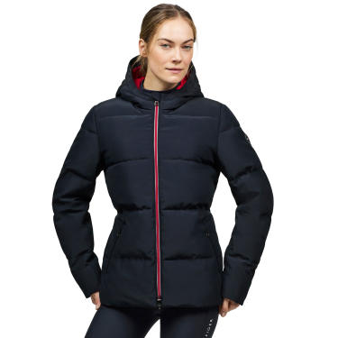 Blusão Tommy Hilfiger Equestrian Sidney feminino Céu do deserto Azul Blusão Tommy Hilfiger Equestrian Sidney feminino Céu do deserto Azul