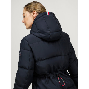 Blusão Tommy Hilfiger Equestrian Sidney feminino Céu do deserto Azul Blusão Tommy Hilfiger Equestrian Sidney feminino Céu do deserto Azul