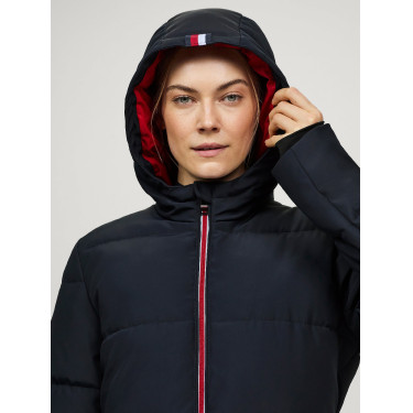 Blusão Tommy Hilfiger Equestrian Sidney feminino Céu do deserto Azul Blusão Tommy Hilfiger Equestrian Sidney feminino Céu do deserto Azul