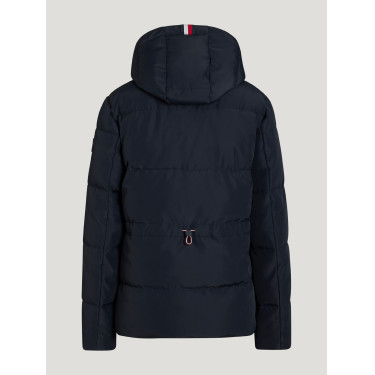 Blusão Tommy Hilfiger Equestrian Sidney feminino Céu do deserto Azul Blusão Tommy Hilfiger Equestrian Sidney feminino Céu do deserto Azul