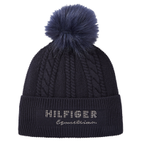 Gorro com pompom Tommy Hilfiger Equestrian Perry Céu do deserto Azul
