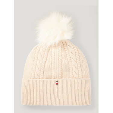Gorro com pompom Tommy Hilfiger Equestrian Perry  Cinzento-acastanhado Castanho