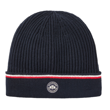 Gorro de malha Tommy Hilfiger Equestrian Kent Céu do deserto Azul Gorro de malha Tommy Hilfiger Equestrian Kent Céu do deserto Azul