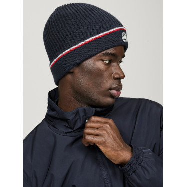 Gorro de malha Tommy Hilfiger Equestrian Kent Céu do deserto Azul Gorro de malha Tommy Hilfiger Equestrian Kent Céu do deserto Azul
