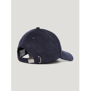 Boné Tommy Hilfiger Equestrian em veludo cotelê Watson Céu do deserto Azul Boné Tommy Hilfiger Equestrian em veludo cotelê Watson Céu do deserto Azul