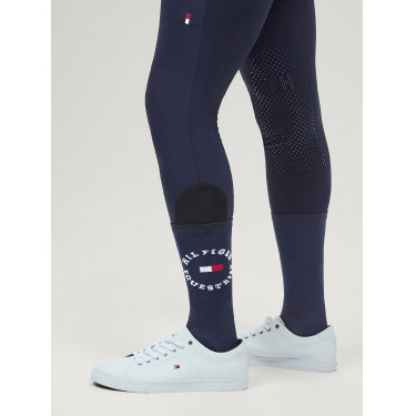 Meias curtas Tommy Hilfiger Equestrian Leon Céu do deserto Azul Meias curtas Tommy Hilfiger Equestrian Leon Céu do deserto Azul