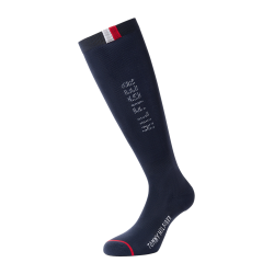 Meias com strass Tommy Hilfiger Equestrian Erie Céu do deserto Azul