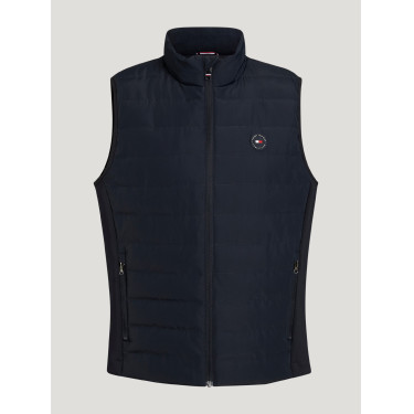 Colete acolchoado sem mangas Tommy Hilfiger Equestrian Lewis homem Céu do deserto Azul Colete acolchoado sem mangas Tommy Hilfiger Equestrian Lewis homem Céu do deserto Azul