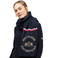Cachecol de malha Tommy Hilfiger Equestrian Hyde Céu do deserto Azul