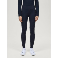 Legging Tommy Hilfiger Equestrian Elmira Winter com strass full grip feminino Céu do deserto Azul