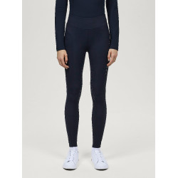 Legging Tommy Hilfiger Equestrian Elmira Winter com strass full grip feminino Céu do deserto Azul