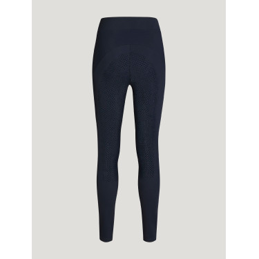 Legging Tommy Hilfiger Equestrian Elmira Winter com strass full grip feminino Céu do deserto Azul Legging Tommy Hilfiger Equestrian Elmira Winter com strass full grip feminino Céu do deserto Azul