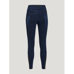 Calça de equitação Tommy Hilfiger Equestrian em jeans Hope para mulher Enxaguar