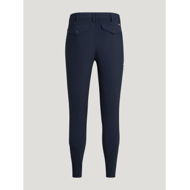 Calças Tommy Hilfiger Equestrian Bedford com grip nos joelhos homem Céu do deserto Azul Calças Tommy Hilfiger Equestrian Bedford com grip nos joelhos homem Céu do deserto Azul