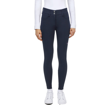 Calça Tommy Hilfiger Equestrian Victoria full grip mulher Céu do deserto Azul Calça Tommy Hilfiger Equestrian Victoria full grip mulher Céu do deserto Azul