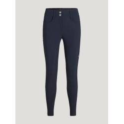 Calça Tommy Hilfiger Equestrian Victoria full grip mulher Céu do deserto Azul Calça Tommy Hilfiger Equestrian Victoria full grip mulher Céu do deserto Azul