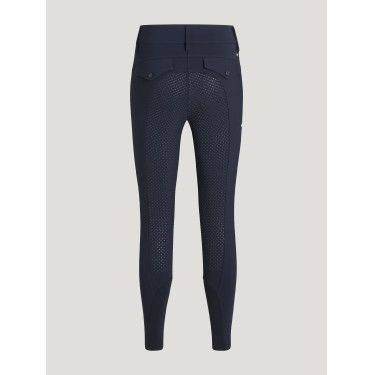 Calça Tommy Hilfiger Equestrian Victoria full grip mulher Céu do deserto Azul Calça Tommy Hilfiger Equestrian Victoria full grip mulher Céu do deserto Azul
