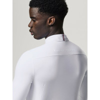 Polo de concurso de mangas compridas Tommy Hilfiger Equestrian Eaton homem Branco óptico Polo de concurso de mangas compridas Tommy Hilfiger Equestrian Eaton homem Branco óptico