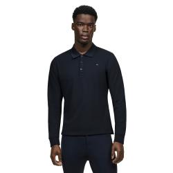 Polo de mangas compridas Tommy Hilfiger Equestrian Erwin homem Céu do deserto Azul