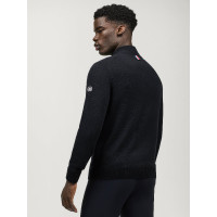 Camisola de caxemira Tommy Hilfiger Equestrian 1/2 zip Oakfield homem Céu do deserto Azul