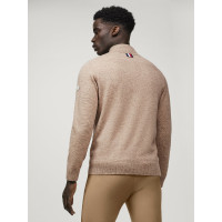 Camisola de caxemira Tommy Hilfiger Equestrian 1/2 zip Oakfield homem Céu do deserto Azul Camisola de caxemira Tommy Hilfiger Equestrian 1/2 zip Oakfield homem Céu do deserto Azul