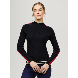 Casaco com fecho Tommy Hilfiger Equestrian Carol mulher Céu do deserto Azul