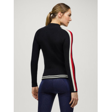 Casaco com fecho Tommy Hilfiger Equestrian Carol mulher Céu do deserto Azul Casaco com fecho Tommy Hilfiger Equestrian Carol mulher Céu do deserto Azul