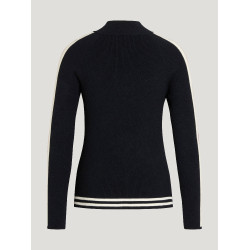 Casaco com fecho Tommy Hilfiger Equestrian Carol mulher Céu do deserto Azul Casaco com fecho Tommy Hilfiger Equestrian Carol mulher Céu do deserto Azul
