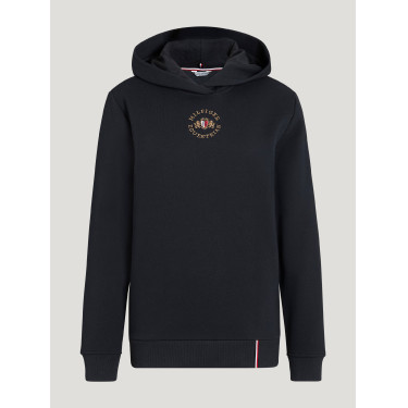 Sweat com capuz Tommy Hilfiger Equestrian Grove unissexo Céu do deserto Azul Sweat com capuz Tommy Hilfiger Equestrian Grove unissexo Céu do deserto Azul