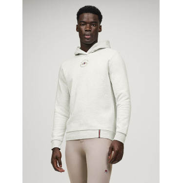 Sweat com capuz Tommy Hilfiger Equestrian Grove unissexo Cru Bege