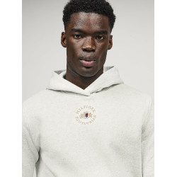 Sweat com capuz Tommy Hilfiger Equestrian Grove unissexo Cru Bege