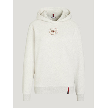 Sweat com capuz Tommy Hilfiger Equestrian Grove unissexo Cru Bege