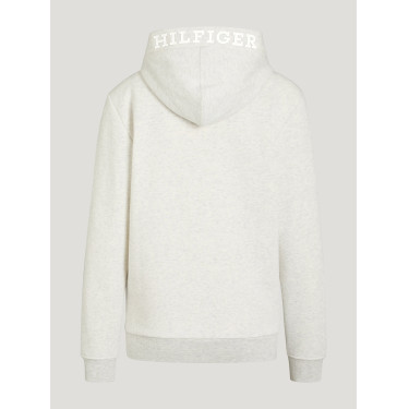Sweat com capuz Tommy Hilfiger Equestrian Grove unissexo Cru Bege