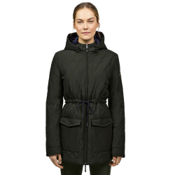 Casaco acolchoado Tommy Hilfiger Equestrian Forest feminino Preto