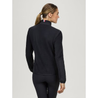 Casaco polar Tommy Hilfiger Equestrian Huntington para mulher Céu do deserto Azul