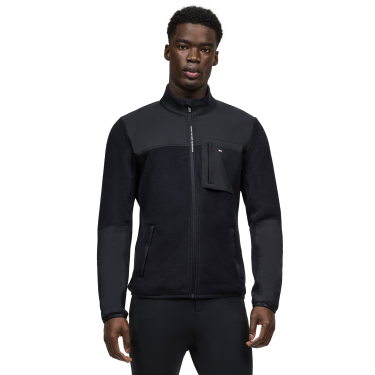 Casaco polar Tommy Hilfiger Equestrian Woodstock homem Céu do deserto Azul Casaco polar Tommy Hilfiger Equestrian Woodstock homem Céu do deserto Azul